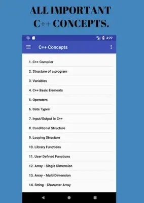 C++ Tutorial android App screenshot 5